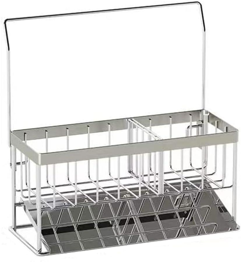 Sponge Holder with Drip Tray Kitchen Sink Organizer Countertop Sink Storage Rack Holder with Drain Pan Easy to Use