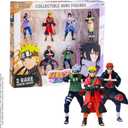 Naruto Shippuden Collectible Mini Figures 8-Pack Deluxe Box Multiple Assortments with Naruto, Sasuke, Kakashi, Itachi & More Characters (Assortment B)