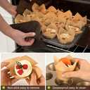 Natural Tulip Cupcake Liners for Baking 200 Cups, Unbleached Parchment paper Muffin Liners, Upgraded Standard Cupcake Wrappers, Greaseproof Cup Cake Liner, Easy to Use in Party, Birthday, Christmas