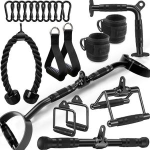 Cable Machine Attachment LAT Pulldown Attachments Cable Machine Accessories for Home Gym