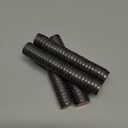 Creative Hobbies 100 Pcs Industrial Ceramic Circle Magnets 11/16 Inch Flat - 18mm Round Disc - 3/16" Thick - Ferrite Magnets Bulk for Crafts, Science & Hobbies, Refrigerator or Whiteboard