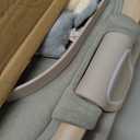 Gromast 2-in-1 Baby Bouncer Seat for Infants, Portable Baby Rocker with 3 Adjustable Backrest Positions & Travel Bag - Beige