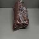 MIULEE Chocolate Brown Linen Curtains 90 Inch Long for Bedroom Living Room, Soft Thick Linen Textured Window Drapes Semi Sheer Light Filtering Back Tab Rod Pocket Burlap Look Decor, 2 Panels