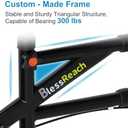 Economy Knee Scooter Steerable Knee Walker for Foot Injuries Compact Crutch Alternative with Dual Braking System (Black)