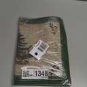 Artoid Mode Xmas Tree Gifts Vinyl Christmas Placemats Set of 4, 12x18 Inch Washable Plastic Non-Slip Woven Winter Table Mats for Party Kitchen Dining Decor (Green)