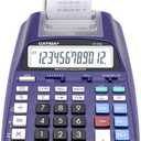 CATIGA New & Upgraded 2025 Printing Calculator Adding Machine 10 Key, Desktop Home Office Calculator with Paper Roll Print Out, Accounting Business Finance (4) Purple)