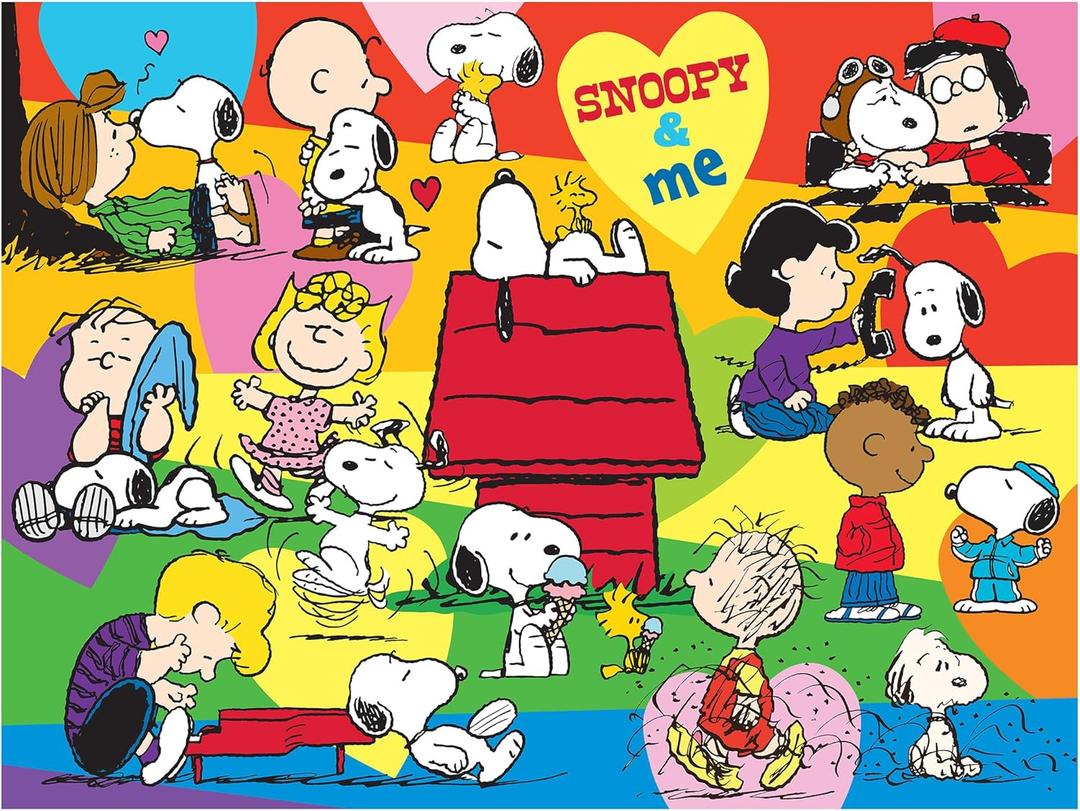 RoseArt - Peanuts - Peanuts Cast of Characters - 300 Piece Jigsaw Puzzle