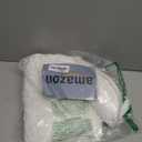 Toilet Rug U Shaped White 23x24 Machine Washable Non Slip Toilet Floor Mat Soft Plush Contour Rug for Bathroom Floor