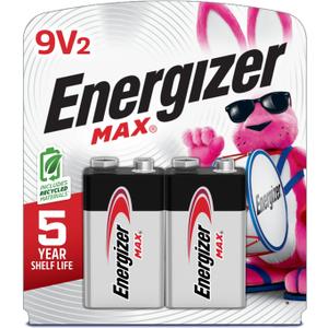 Energizer MAX 9V Batteries (12 Cards), 9 Volt Alkaline Batteries - Packaging May Vary 