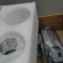 Bektas Wall Sconces, Set of 2, Matte Black, Modern Light Fixture with White Globe Glass Shade, Wall Lighting for Living Room, Bedrooms