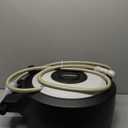 Tuyeho Retractable Garden Hose Reel 100FT, Wall Mount Heavy Duty Water Hose Reels with Automatic Slow Rewind System, Outdoor Hoses Reel with 2 Hose Nozzles for Garden Watering, Car Wash, Pet Shower (1/2" 100FT)