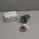 Automatic Fish Feeder for Aquarium, Auto Fish Food Dispenser with Timer and Feeding Ring, Moisture-Proof, Smart Fish Tank Vacation Feeder with 2 AAA Batteries (Black)