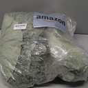 6 Set Christmas Table Placement Including Napkin Ring, 20 Inch Large Artificial Greenery Placemats, Round Cedar Branch Place Mat Christmas Dining Table Decor for Xmas Holiday Party(Powder Snow) (Circle)