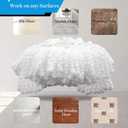 2 Pack Mop Heads Replacements for Ocedar Easy Wring 1-Tank System,Compatible with O-Cedar EasyWring Spin Mop & Bucket System Microfiber, White