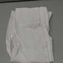 jinchan Linen Pinch Pleated Kitchen Curtains 24 Inch 2 Panels, Natural Linen Tier Curtains Back Tab Beige Farmhouse Cafe, Light Filtering Small Window Drapes for Bathroom Laundry Room Off White