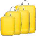Cambond Compression Packing Cubes for Travel Women - Travel Bags Luggage Organizers Travel Essentials Compression Cubes for Travel Carry on Suitcases Organizer