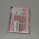 Brown Lash Clusters Kit Natural 300Pcs Wispy Lashes Cluster Eyelash Cluster Extensions Kit C Curve Individual Lashes Extensions Kit For DIY Waterproof & Long - Lasting (Light Brown10-16mm)