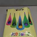 Y-STOP Kids Pod Swing Seat, Hanging Hammock Chair with Inflatable Pillow, Sensory Swing Chair with Pocket for Indoor and Outdoor(Green)