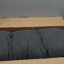 SUNROX LokGrip Non Slip Tufted Memory Foam Bench Cushion, FadeShield Water Resistant Durable Thicken Outdoor/Indoor Bench Seat Pads 59x16x4 inch, Midnight