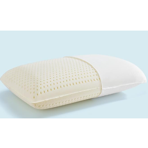 100% Talalay Latex Pillow Bed Pillow for Sleeping, Extra Soft Natural Latex Sleeping Pillow for Back, Stomach or Side Sleepers, Removable Breathable Cotton Cover - High Elasticity (Queen Size)