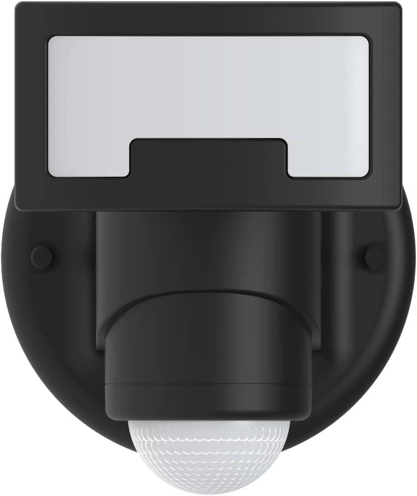 Outdoor Motion Sensor Tracking LED Floodlight Security Light (Black) Versonel Nightwatcher VSL90, Rotating Movement for Intruder Deterrent