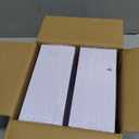 bUCLA 100PCS White Square Plastic Plates-6inch Disposable Cake Plates- Premium Hard Square Small Appetizer Plates for Wedding/Party
