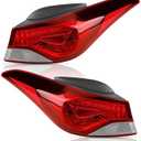 TODO Tail Lights Assembly Compatible with Hyundai Elantra 2014 2015 2016, 924023X230 924013X230 Tail Lamp Fits 2014 Elantra Coupe (Driver and Passenger Side)
