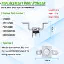 AGM30045804 Dryer Thermistor and Thermostat Kit - 6323EL2001B Dryer Thermistor 6931EL3003C Dryer High Limit Thermostat 6931EL3004B Dryer Thermostat Fit for l.g ken-more dryer AP7206815 PS16732335