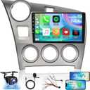 for Toyota Matrix 2009 2010 2011 2012 2013 2014 Android 13 Radio - [2+64G] 9 Inch HD Touchscreen Stereo - Wirelss Carplay & Android Auto, Mirror Link, WiFi, EQ, FM/RDS Radio, SWC + AHD Backup Camera