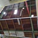 brisafe Full Length Stand Up Mirror on Wheels,75''95'',Large Tri-Fold Floor Mirror with Stand,Movable 3-Way Full Length Standing Mirror for Gym, Dance Studio, Fitness Room, and Home (White)