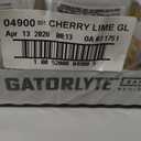 Gatorlyte Rapid Rehydration Electrolyte Drink, Cherry Lime, Specialized Blend of 5 Electrolytes, Lower Sugar, No Artificial Sweeteners, No Artificial Flavors, 20 fl oz Bottles (12 Pack), Best By: APR/13/2026