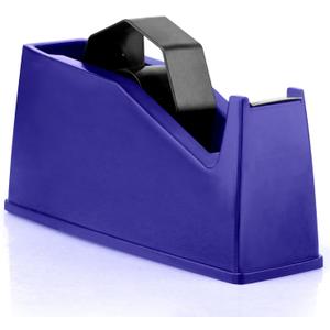 Heat Tape Dispenser, Masking Tape Dispenser, Holder Fits 1" and 3" Core, 6.8 x 2.2 x 3.4 Inch, Desktop Tape Dispenser, Heat Tape for Sublimation(Blue)
