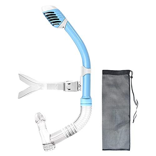 Uniswim Center-Mount Swimmer's Snorkel for Lap Swimming with Special Rotate Function for Swim Training, Kids 6-12 Years Old