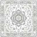 PUPIBOO Washable Pee Pads for Dogs and Cats - Super Absorbent Reusable Puppy Training Pads - 100% Waterproof, Leak-Proof & Non-Slip Whelping Pads for Pet Housebreaking (36 x 36 Inch (Pack of 2), Light Grey Medallion)