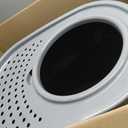 IRIS USA Cat Litter Box Large Top Entry with Lid Enclosed Covered Hooded Design Litter Catching Scatter Shield Pan Dog Proof Pet Proof Scoop Included Odor Control for Indoor Cats Kittens Black/Gray