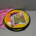 NUBUNI Kids Play Tunnel Tent for Toddlers, Colorful Pop Up Crawl Tunnel Toy for Baby or Pet, Collapsible Gift for Boy and Girl Play Tunnel Indoor and Outdoor Game Pink