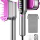 DIGIX 2-in-1 Steamer & Iron, 10s Heat-up, LED Display, 6 Modes, 130ml Large Tank, Self Clean, 1200W Travel Steamer for Clothes, Portable Handheld Garment Steamer for Travel Home Office, Auto-off, 120V