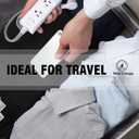 Power Strip Surge Protector - One Beat 6 Widely Outlets with 4 USB Ports (2 USB C), 5 Ft Extension Cord Flat Plug, Wall Mount Outlet Extender Small Power Strip for Travel Home Office College Dorm Room