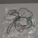 St Patricks Day Decoration Window Lights, 13.2" Lighted Green Clover Shamrock Silhouette with 8 Modes, USB Powered & Remote Control, Timer St Patrick's Day Shamrock LED Lights for Home Wall Indoor