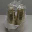 Rkay 14 oz Gold Glitter Plastic Cups For Party  50 Pack Gold Plastic Cups  Hard Disposable Cups  Premium Heavy Duty Gold Cups  Disposable Cocktail Glasses  Party Cups (50 Pack, 14, ounces)