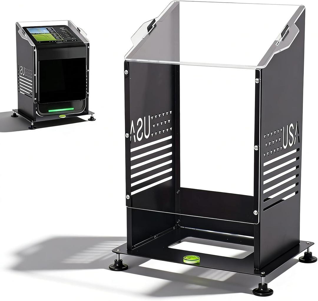 Protective Golf Simulator Case for The R50,Metal Golf Launch Monitor Case, Protects Against Collisions and Ventilation Design.Suitable for Golfers Indoor/Outdoor Use