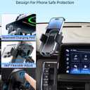 PZK Car Phone Mount for 2021-2024 Chevy Chevrolet Tahoe/Suburban/GMC Yukon/GMC Yuhon XL LT/Z71/RST/High Country Accessories 10.2-inch Screen Auto Lock Car Phone Holder Not Affect Vent