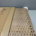 Laundry Hamper with 4 Removable Liner Bags; 176L Handwoven Rattan Laundry Basket with Lid & Heightened Feet; Clothes Hamper with Side Handles (Natural) (176L (33.46x13x26.57 Inches))