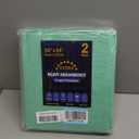 2 Pack 36 x 54 Extra Heavy Absorbency Washable Underpads, Waterproof Nursing Pads Incontinence Bed Pads, Reusable Washable Pee Pads for Dogs, Diaper Changing & Adults, Mattress Protector, Green