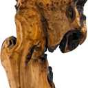 WELLAND Irregular Cedar Wood Sculpture 8.75" W x 1.75" D x 17.75" H Natural Edge Tabletop Statues, Handmade Ornaments, Dcor for Living Room, Home Office, Bedroom