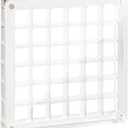 Magnetic Acrylic Display Case - 36-Grid Seashell & Gemstone Organizer Box (Starfish Design, Jewelry Storage Solution)