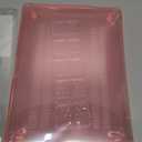 DONGKE for MacBook Pro 13 inch Case 2023 2022 2021 2020 Release Model A2338 M2/M1 A2289 A2251 with Touch Bar & Touch ID, Glitter Bling Plastic Hard Shell Case & Keyboard Cover, Star Pink