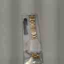 MioHHR Solid Stainless Steel Band Compatible with Apple Watch 38mm(Series 3/2/1) 40mm(Series SE/6/5/4) 41mm(Series 9/8/7) Metal Strap with Soft TPU Case for iWatch Bands for Women and Men, Gold