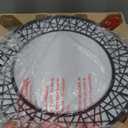 20 Inch Flush Mount Ceiling Light, Modern Black LED Ceiling Light Fixture, 42W 4000LM 2700-6500K Adjustable, Dimmable Ceiling Lights for Bedroom, Kitchen, Hallway, Bathroom, ETL Listed