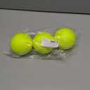 ALPI Chomp Ball - Durable Chew Toys for Dogs & Other Pets - Stimulating Dog Toys for Aggressive Chewers - Soft Dog Chews - 3-Pack, Neon Yellow